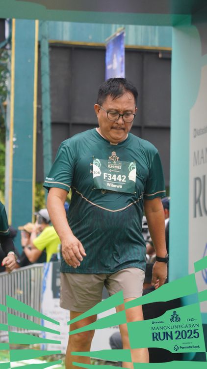 Race photo from Mangkunegaran Run 2025