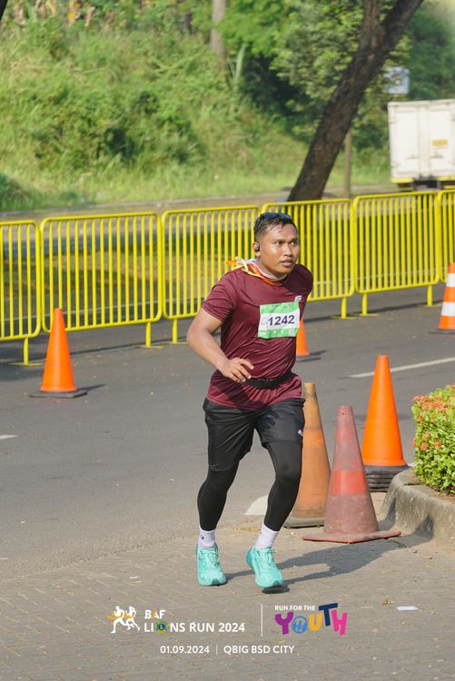Race photo from BAF LIONS RUN 2024