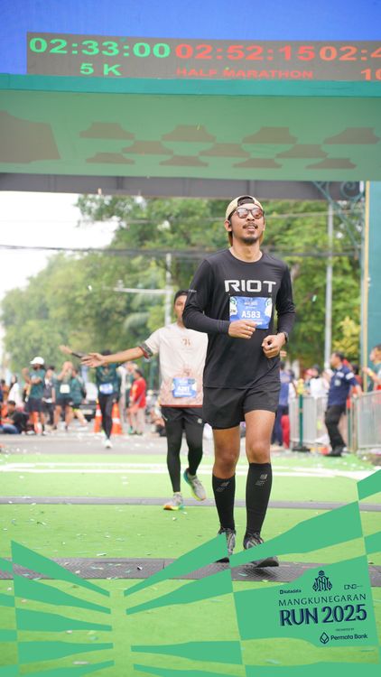Race photo from Mangkunegaran Run 2025