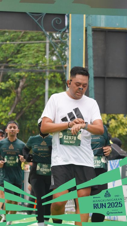 Race photo from Mangkunegaran Run 2025