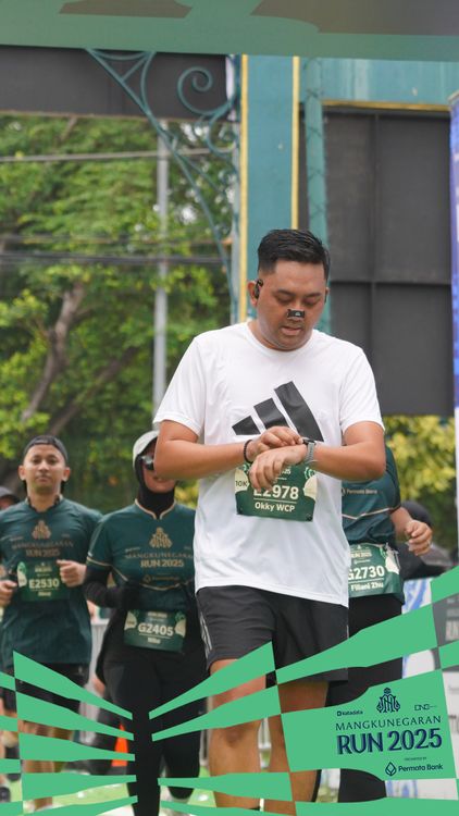 Race photo from Mangkunegaran Run 2025