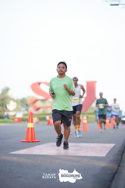 Race photo from Taman Budaya x BOGORUN 2025