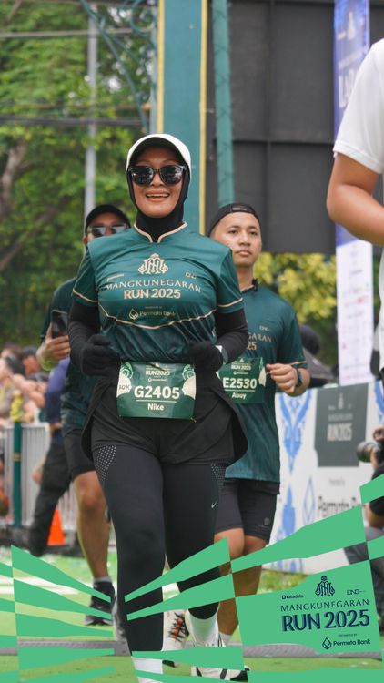 Race photo from Mangkunegaran Run 2025