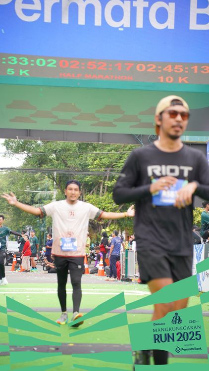 Race photo from Mangkunegaran Run 2025