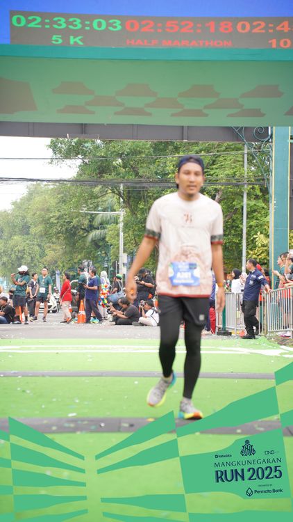 Race photo from Mangkunegaran Run 2025