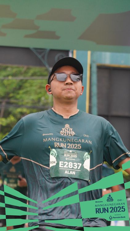 Race photo from Mangkunegaran Run 2025