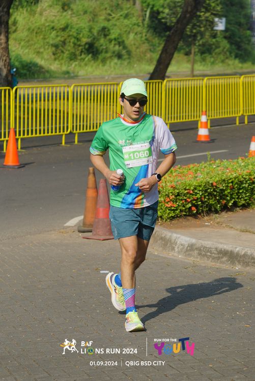 Race photo from BAF LIONS RUN 2024