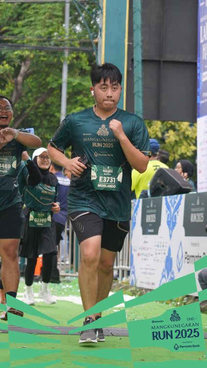 Race photo from Mangkunegaran Run 2025