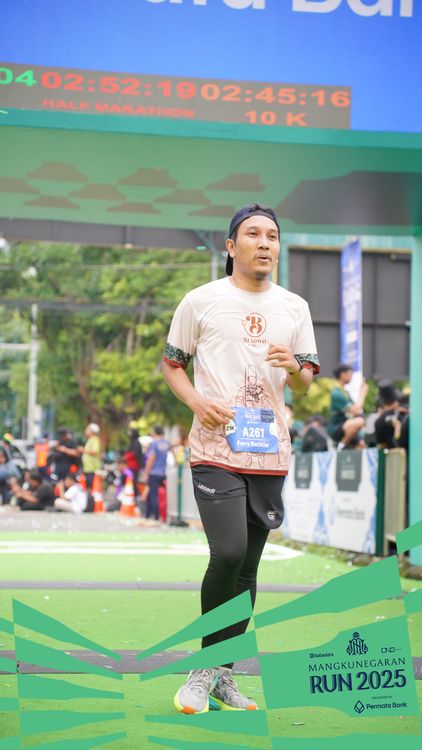 Race photo from Mangkunegaran Run 2025
