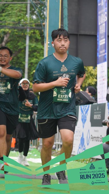 Race photo from Mangkunegaran Run 2025