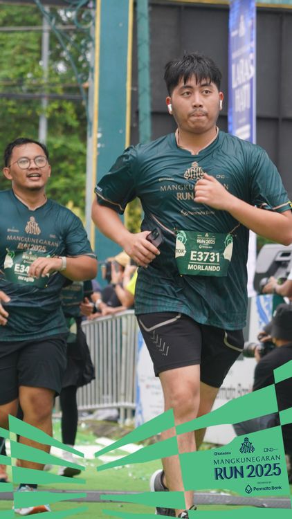 Race photo from Mangkunegaran Run 2025