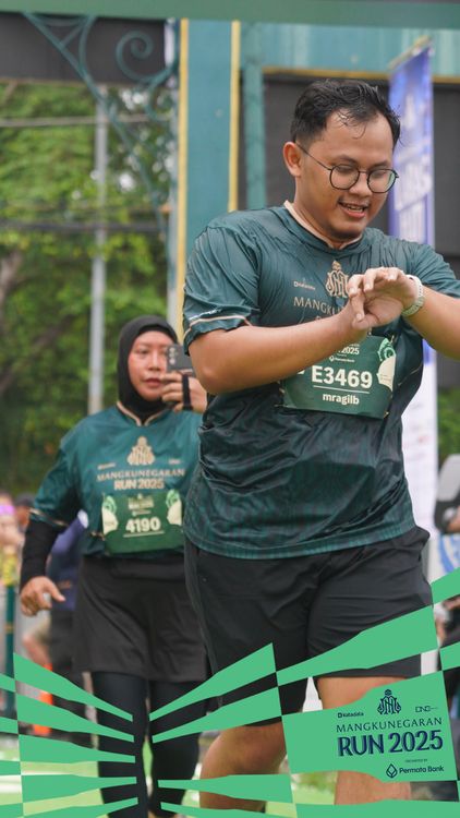 Race photo from Mangkunegaran Run 2025