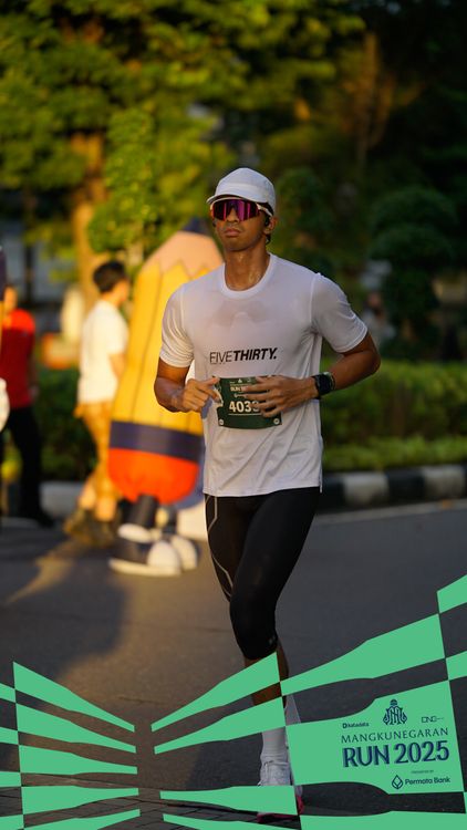 Race photo from Mangkunegaran Run 2025