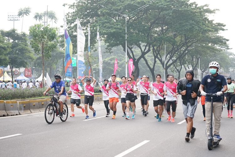 Race photo from Smartfren Run 2024 Vibes