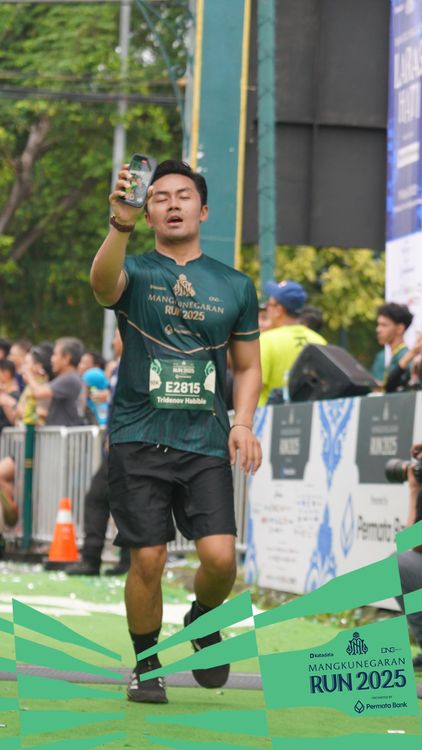 Race photo from Mangkunegaran Run 2025