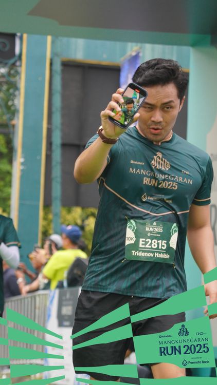 Race photo from Mangkunegaran Run 2025