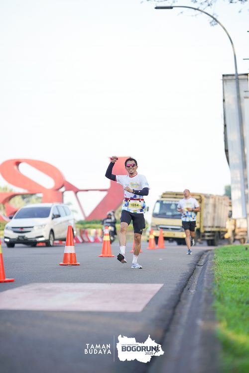 Race photo from Taman Budaya x BOGORUN 2025