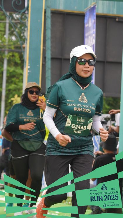 Race photo from Mangkunegaran Run 2025