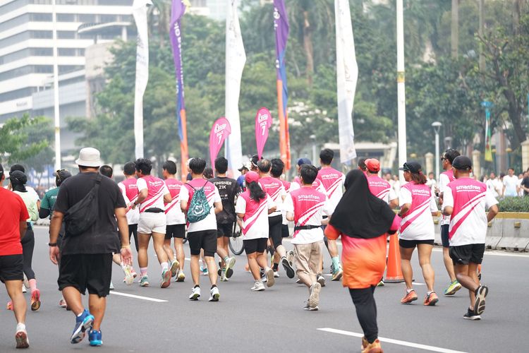 Race photo from Smartfren Run 2024 Vibes