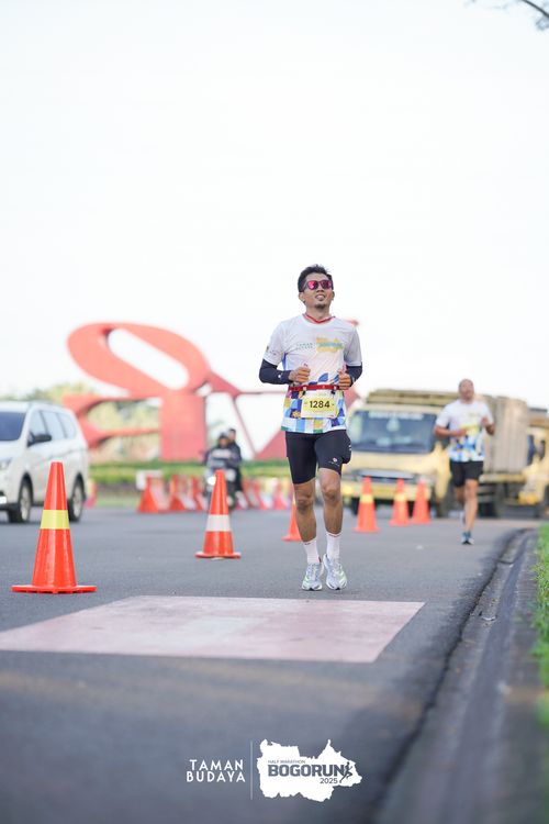 Race photo from Taman Budaya x BOGORUN 2025