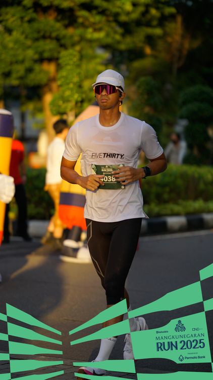 Race photo from Mangkunegaran Run 2025