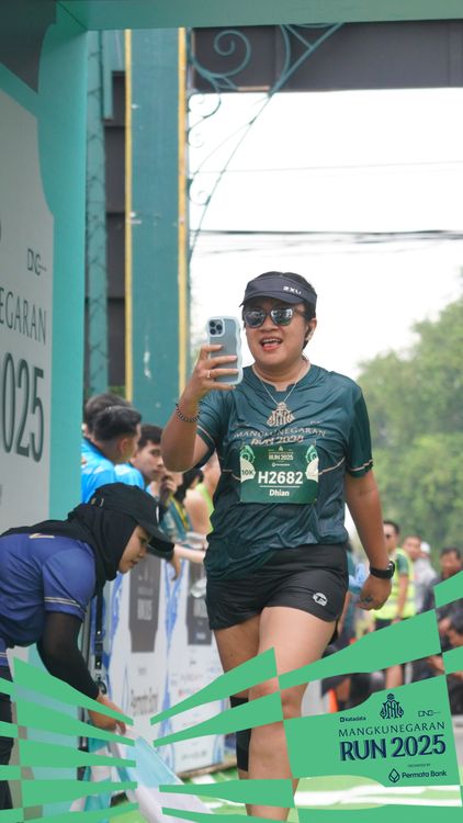 Race photo from Mangkunegaran Run 2025
