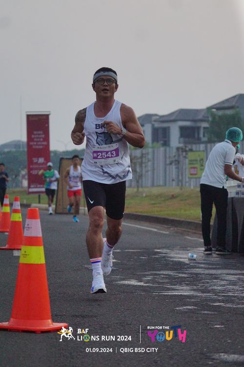 Race photo from BAF LIONS RUN 2024