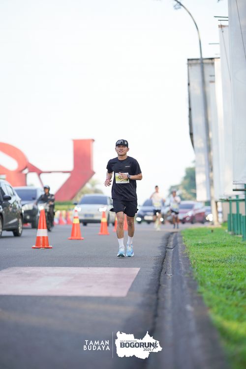 Race photo from Taman Budaya x BOGORUN 2025