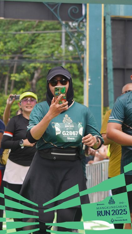 Race photo from Mangkunegaran Run 2025