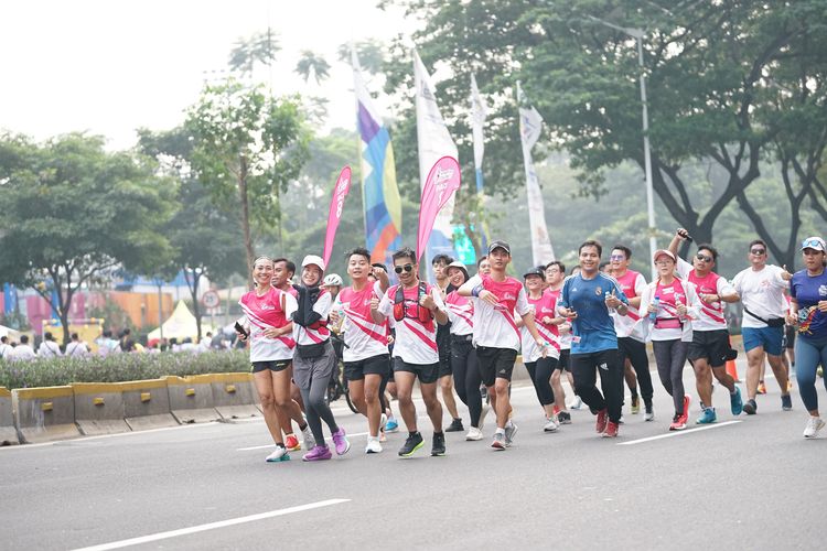 Race photo from Smartfren Run 2024 Vibes