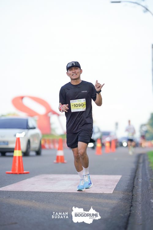 Race photo from Taman Budaya x BOGORUN 2025