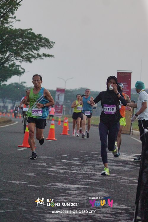 Race photo from BAF LIONS RUN 2024