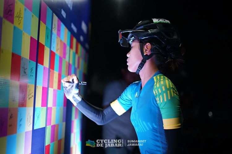 Race photo from Cycling de Jabar 2024