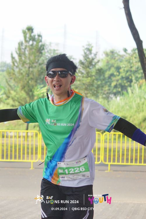 Race photo from BAF LIONS RUN 2024