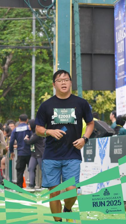 Race photo from Mangkunegaran Run 2025