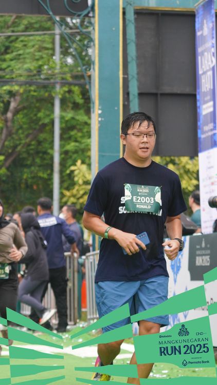 Race photo from Mangkunegaran Run 2025