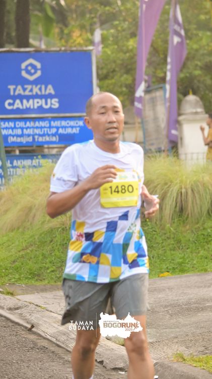 Race photo from Taman Budaya x BOGORUN 2025