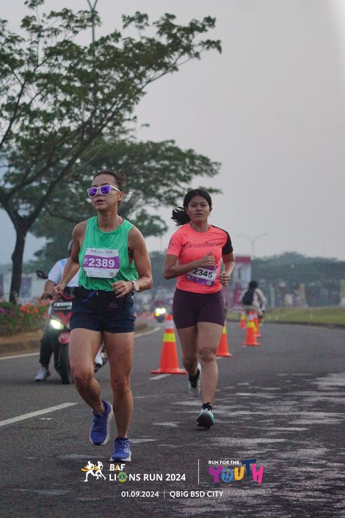 Race photo from BAF LIONS RUN 2024