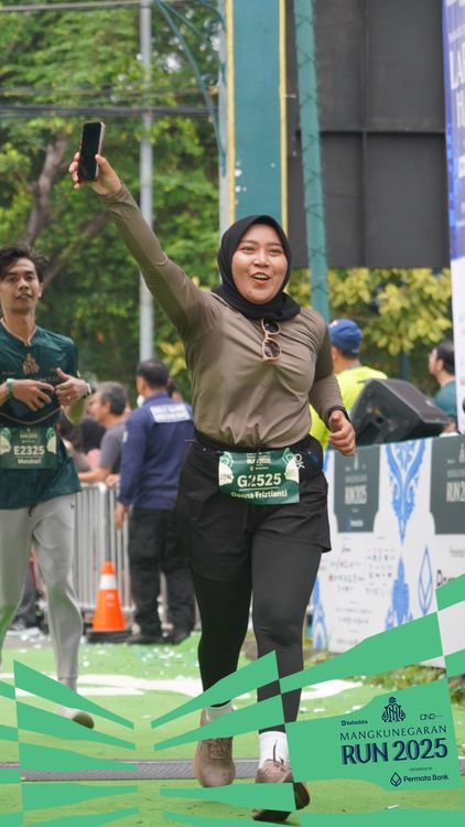 Race photo from Mangkunegaran Run 2025