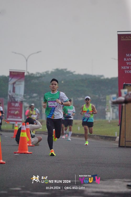 Race photo from BAF LIONS RUN 2024