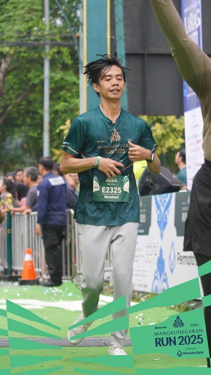 Race photo from Mangkunegaran Run 2025