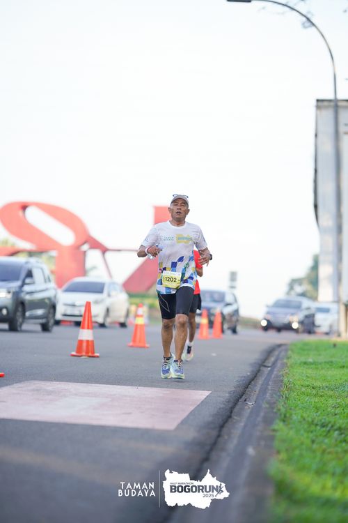 Race photo from Taman Budaya x BOGORUN 2025