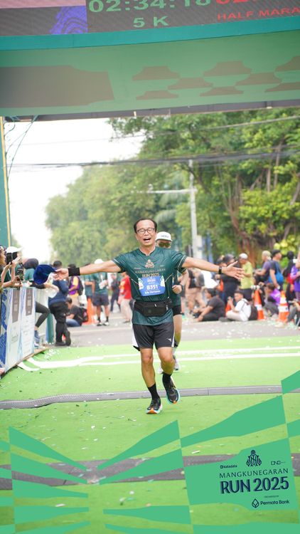 Race photo from Mangkunegaran Run 2025