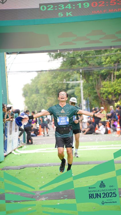 Race photo from Mangkunegaran Run 2025