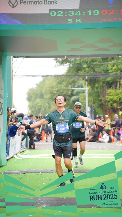 Race photo from Mangkunegaran Run 2025