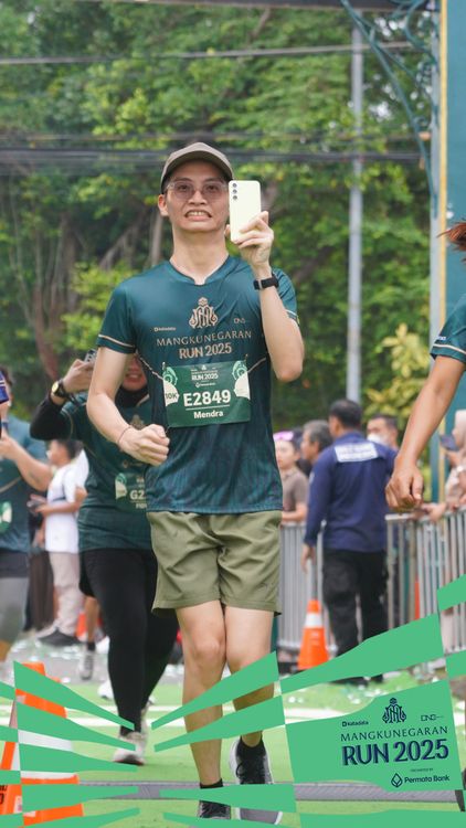 Race photo from Mangkunegaran Run 2025