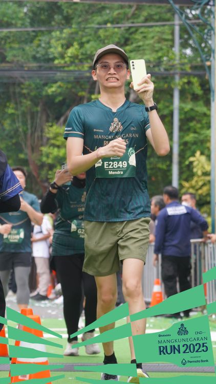 Race photo from Mangkunegaran Run 2025