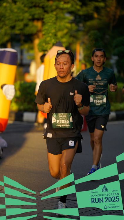 Race photo from Mangkunegaran Run 2025