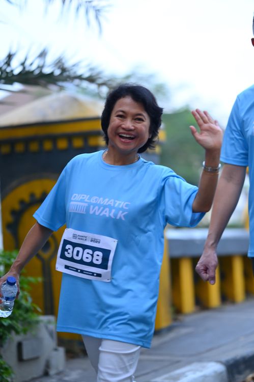 Race photo from KEMLU RUN 2025