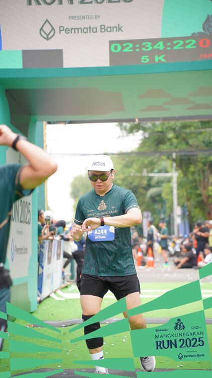 Race photo from Mangkunegaran Run 2025